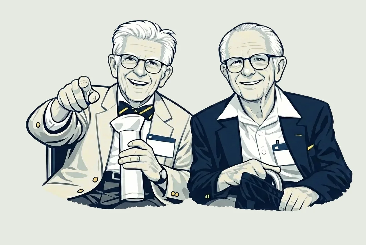 Aaron T. Beck and Albert Ellis - founders of Cognitive Behavioural Therapy